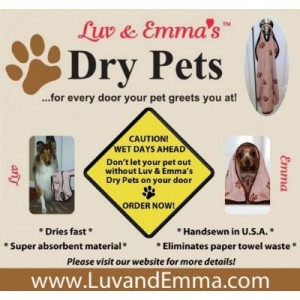 Luv & Emma's Dry Pets Microfiber Pet Towels on sale at Amazon!
