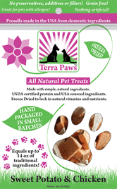 terra paws freeze dried dog treats
