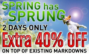Spring clearance at BaxterBoo