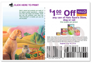 Halo Pet Food Coupons for May