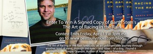 Book giveaway The Art of Racing in the Rain