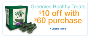 Savings on Greenies Dental Chews for dogs, sale, coupon, discount
