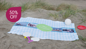 custom beach blanket