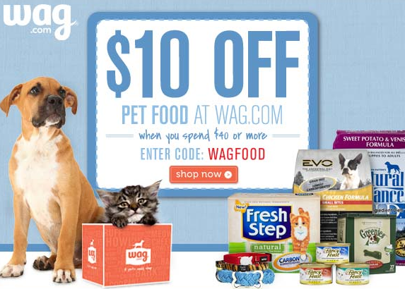 pet food, wag.com promo code