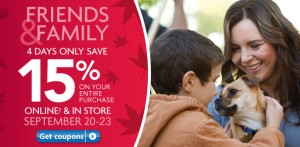 Petsmart friends and family sale