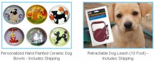 ceramic dog bowls and retractable dog leash