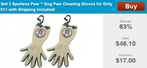 spotless paw dog cleaning gloves