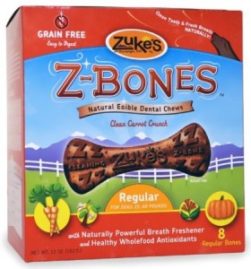 Zukes Z-Bones Dental Chews for Dogs