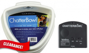 chatterbowl talking dog bowl