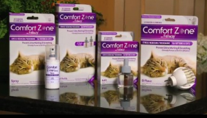 comfort zone for cats, helps stop scratching furniture and urine marking
