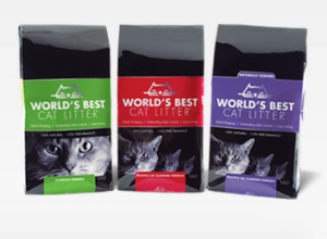 free bag of World's Best cat litter