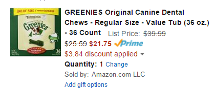 Amazon Digital Coupon for Greenies, Dentastix and Temptations Pet ...