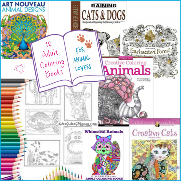 12 Creative and Relaxing Adult Coloring Books for Animal Lovers | Woof ...