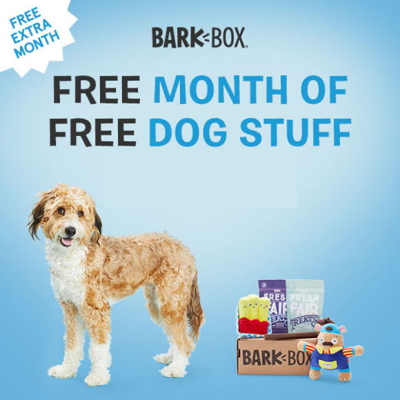 FREE Month of BarkBox for Your Dog Woof Woof Mama